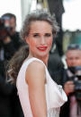<p> Loose and "lived-in" updos always look chic, as actress Andie MacDowell proves here with her undone ponytail, and can have a bit of '70s-esque, boho feel – though not quite as dramatic as the big backcombed hairstyles that followed in the '80s. </p>