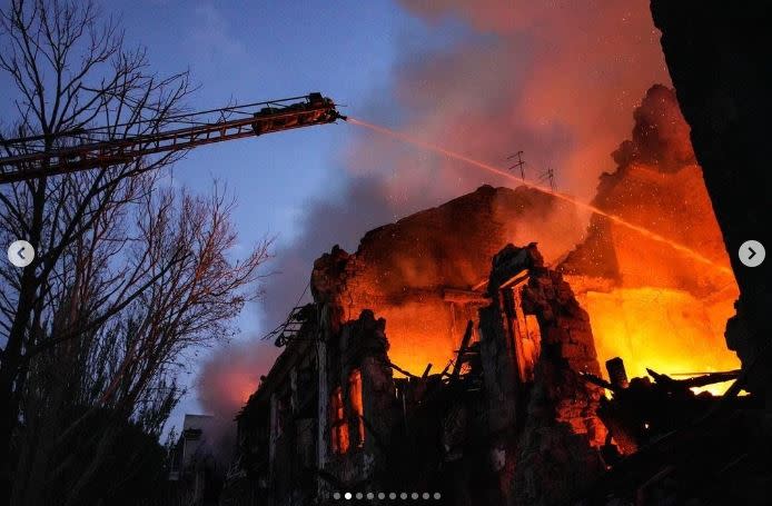 印度神童預言警告10災難再中，中國遇最強暴雨、俄烏核武威脅增，小心8月。 （圖／翻攝自澤倫斯基ig）