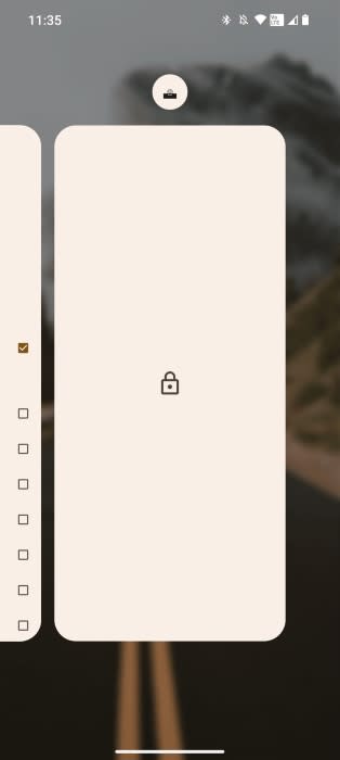 Nothing OS 2.0 locked app in recents view