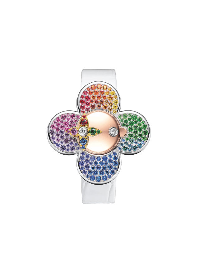 Louis Vuitton updates its iconic timepieces with rainbow colours