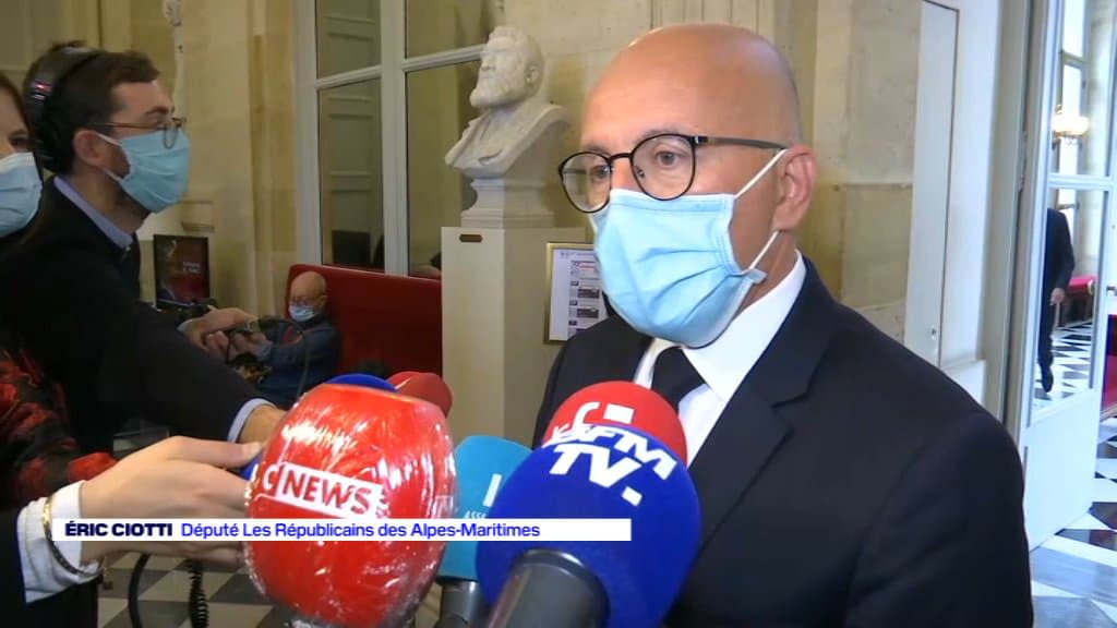 Eric Ciotti à l'Assemblée nationale.  - BFMTV