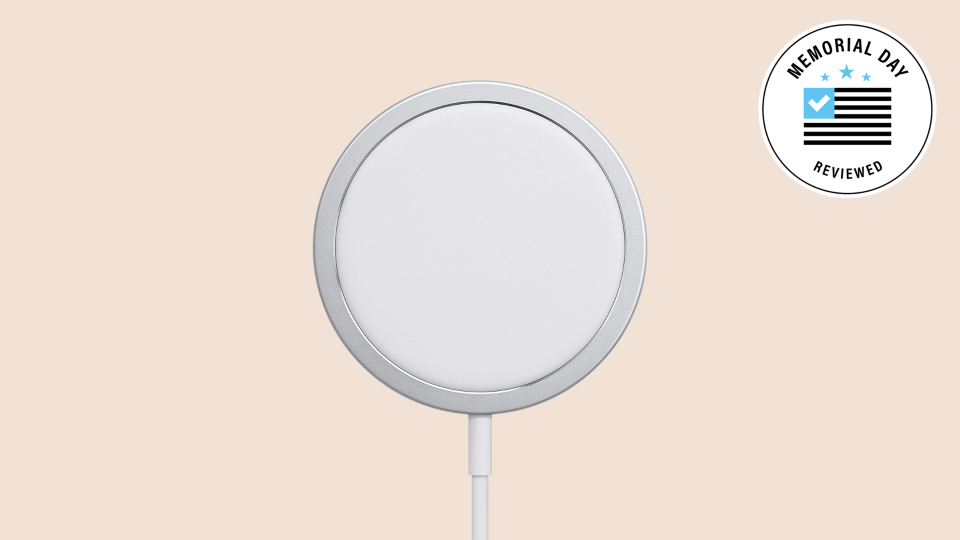 Shop this Amazon deal on the Apple MagSafe Wireless Charger with Fast Charging Capability.