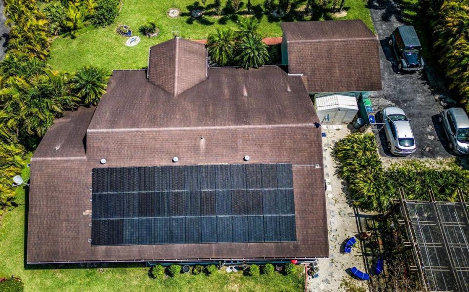 Robert Burr limited his rooftop solar array to 11.7 kilowatts of electricity generation to avoid triggering a Florida regulation that requires homeowners with arrays bigger than 12 kilowatts to carry a $1 million liability insurance policy.