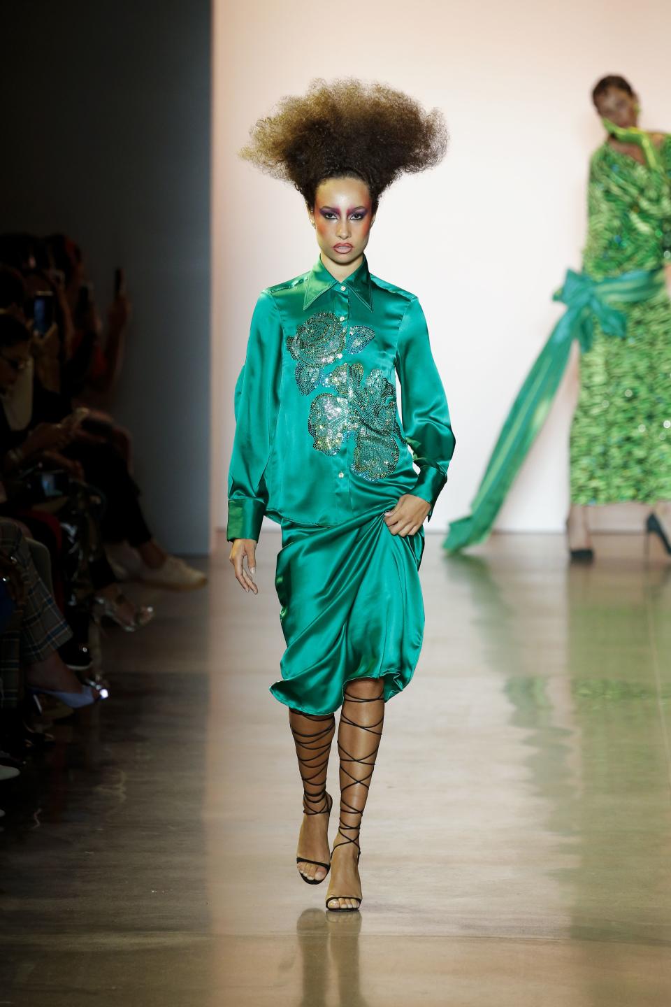 Christopher John Rogers' NYFW Runway Debut Got a Standing Ovation