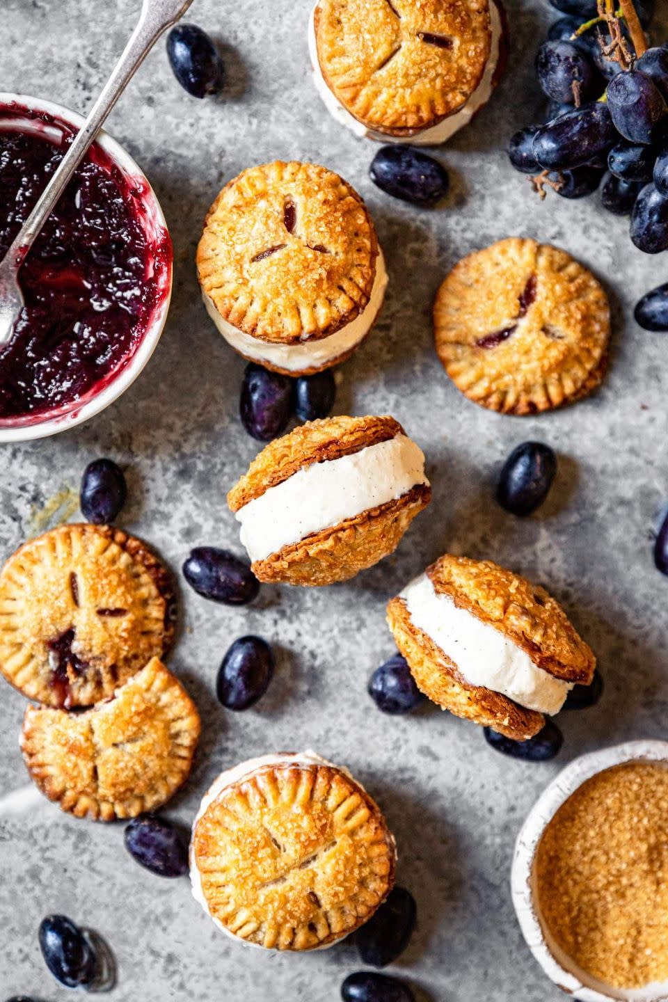 concord grape hand pies