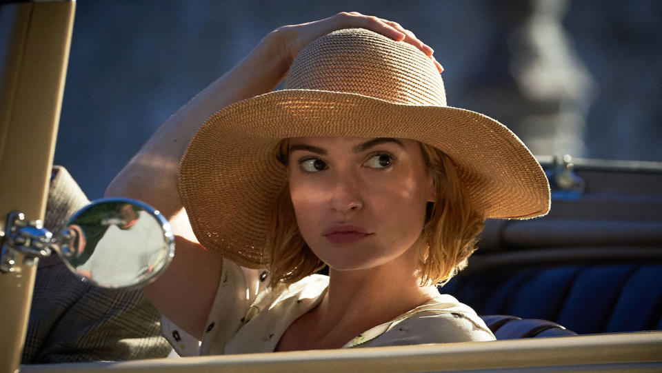 <strong>Reason:</strong> Lily James, pictured here in Netflix's <em>Rebecca</em>, briefly became a tabloid darling in 2020 thanks to <a href="https://uk.news.yahoo.com/dominic-west-marriage-121839392.html" data-ylk="slk:some intriguing photos of her with Dominic West enjoying each other's company;elm:context_link;itc:0;sec:content-canvas;outcm:mb_qualified_link;_E:mb_qualified_link;ct:story;" class="link  yahoo-link">some intriguing photos of her with Dominic West enjoying each other's company</a>. It was all strenuously denied, of course.