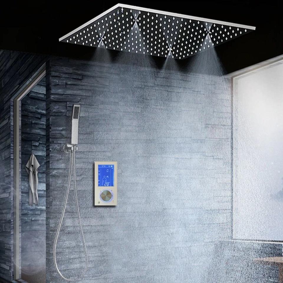 8) Digital Touch Thermostatic Complete Shower System