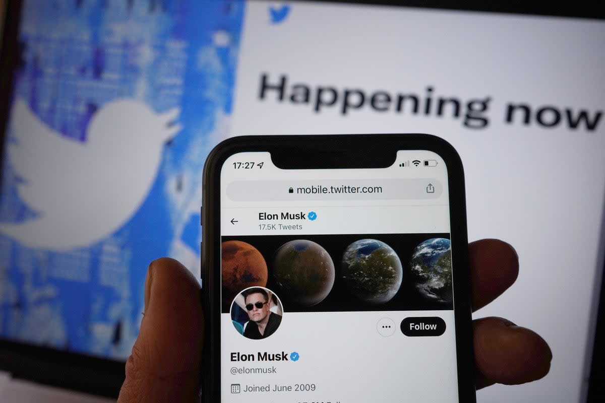 Elon Musk has reversed a number of policy decisions since taking over Twitter  (PA Wire)