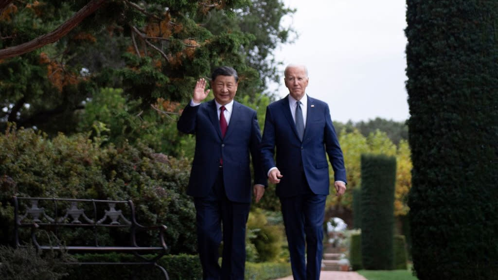  President Joe Biden and Chinese President Xi Jinping meet outside San Francisco. 