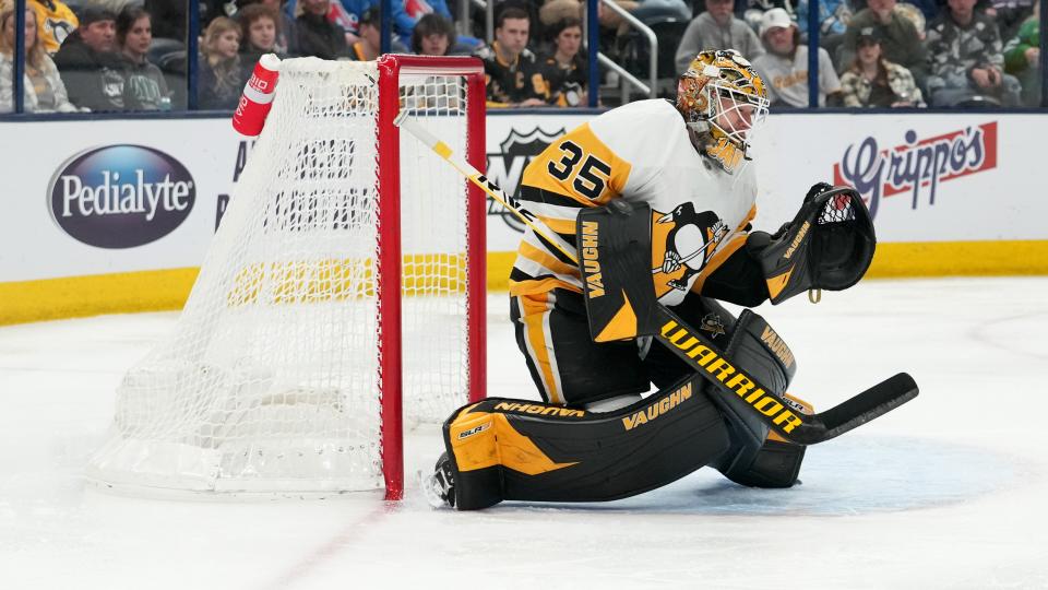 Tristan Jarry could be a stabilizing force for whichever team signs him. (Jason Mowry/Getty Images)