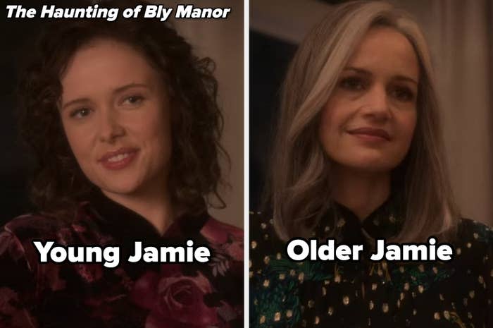 Young Jamie and Older Jamie in "The Haunting of Bly Manor" looking nothing alike