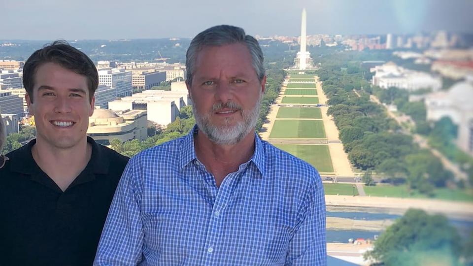 <div class="inline-image__caption"><p>An image of Giancarlo Granda and Jerry Falwell Jr. from the Hulu docuseries 'God Forbid.</p></div> <div class="inline-image__credit">'Courtesy Giancarlo Granda/Hulu</div>
