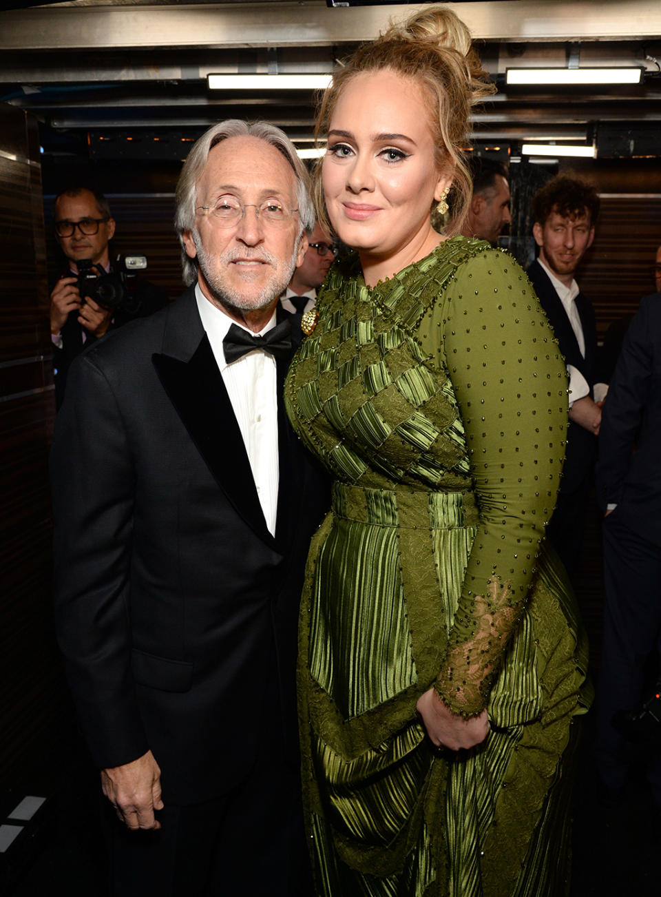 Neil Portnow and Adele