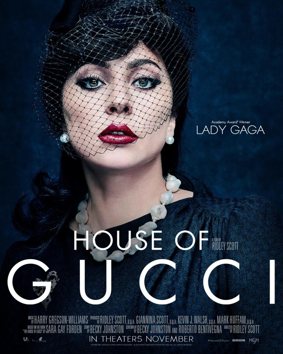 Lady Gaga stars as Italian socialite Patrizia Reggiani in Ridley Scott's "House of Gucci" (in theaters Nov. 24).