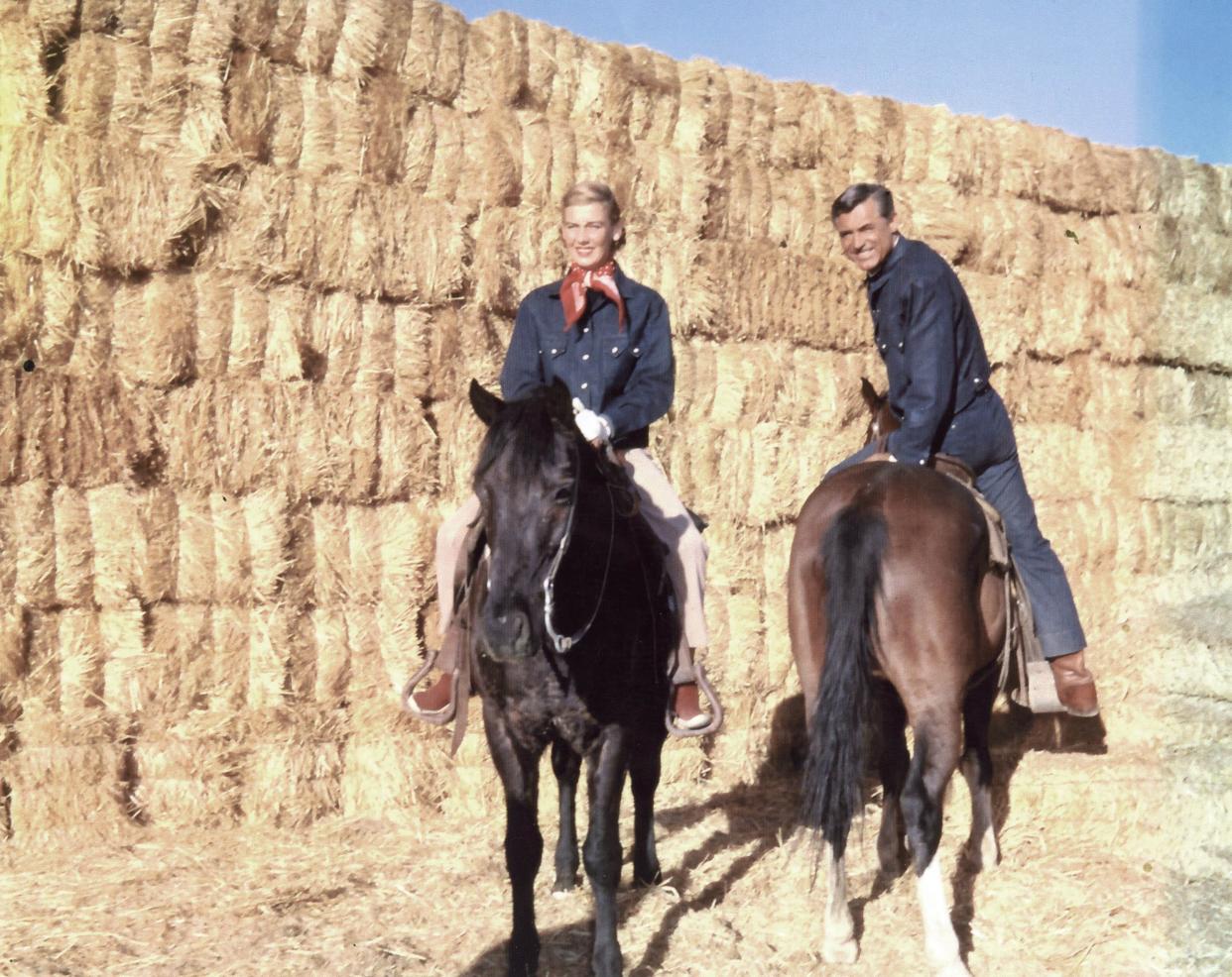 Mr. and Mrs. Cary Grant (Betsy Drake), Smoke Tree Ranch, 1962.