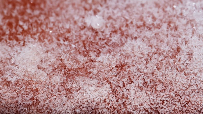 freezer burn on ice cream