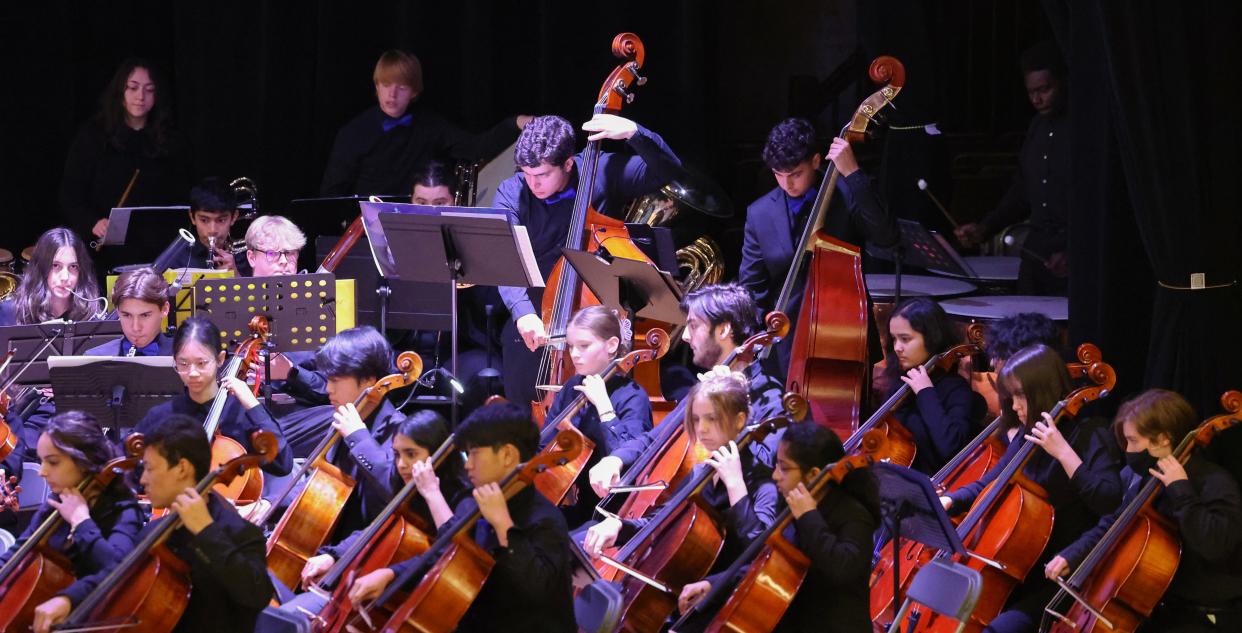 The Worcester Youth Symphony Orchestra perform Nov. 19 at the Clinton Town Hall.