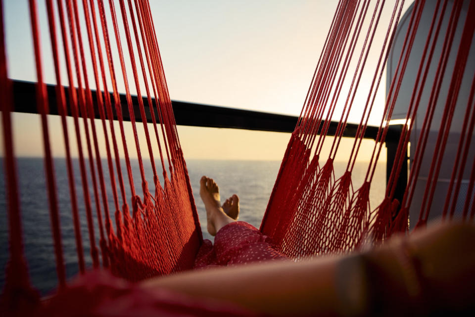 The balcony hammock is a perfect place to unwind.<p>Courtesy Image</p>