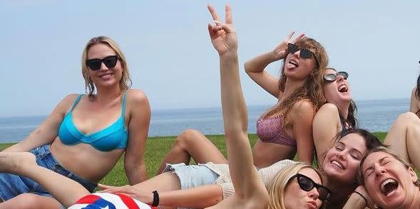 Here's the Exact Swimsuit Taylor Swift Wore to Her Celeb-Packed July 4th  Party