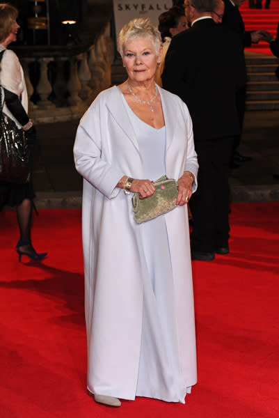Dame Judi Dench at the world premiere of Skyfall © Rex