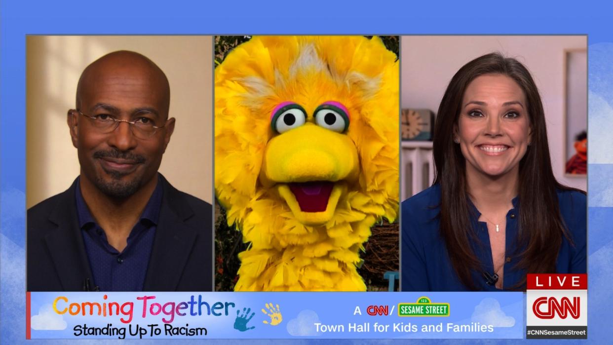 CNN and Sesame Street hosted a June 6 town hall to discuss racism with kids and families. (Photo: Courtesy of CNN)