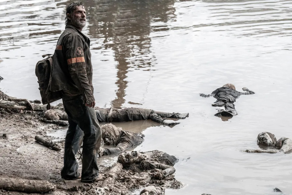 Andrew Lincoln as Rick Grimes on "The Walking Dead" series finale.