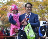 <p>In 2017 the Prime Minister decided to channel his inner-superhero, wearing a Superman costume to both Question Period and to take his kids trick or treating. Photo: AAP </p>