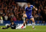 Britain Football Soccer - Chelsea v Tottenham Hotspur - Barclays Premier League - Stamford Bridge - 2/5/16 Tottenham's Danny Rose and Chelsea's Branislav Ivanovic in action Action Images via Reuters / John Sibley Livepic