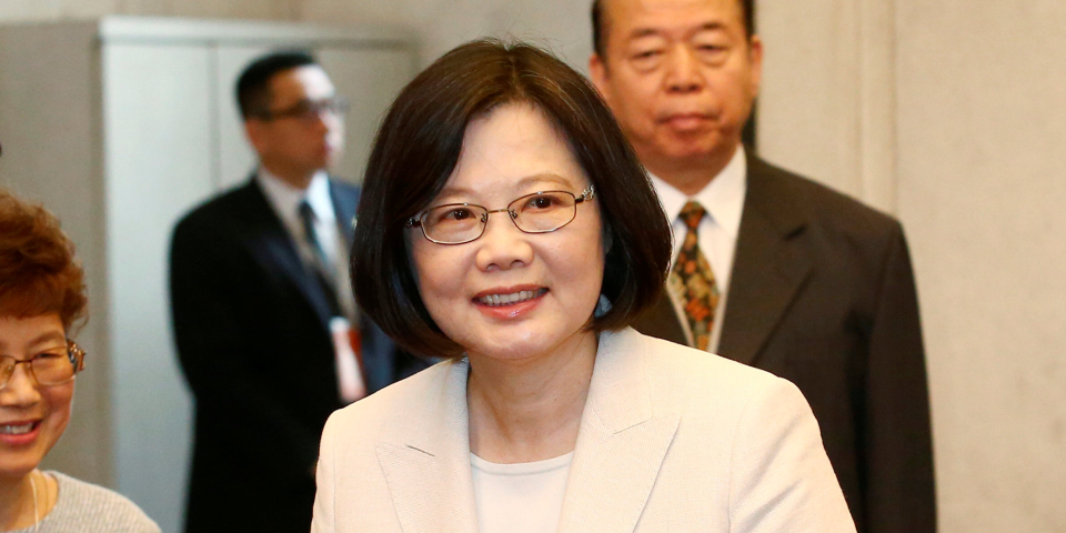 Taiwan women president Tsai Ing-wen