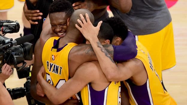 Bryant con los Lakers