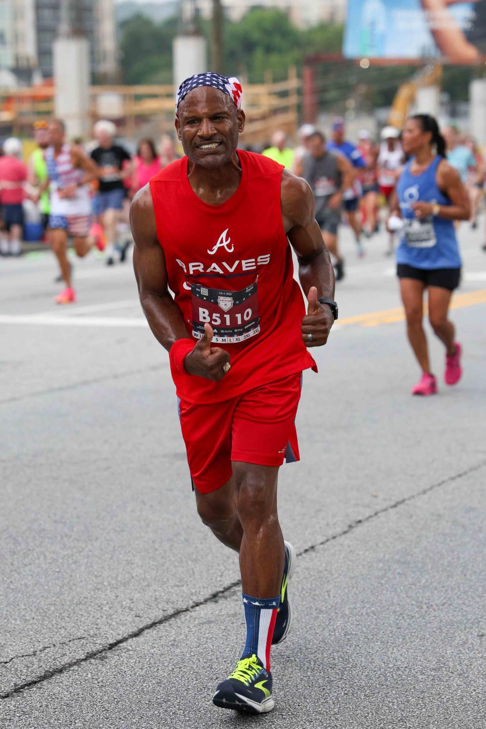 Here are some more photos from the 2023 Peachtree Road Race.