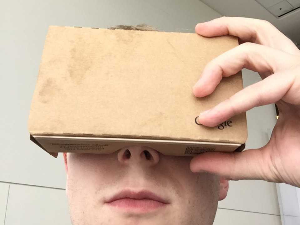 google cardboard selfie