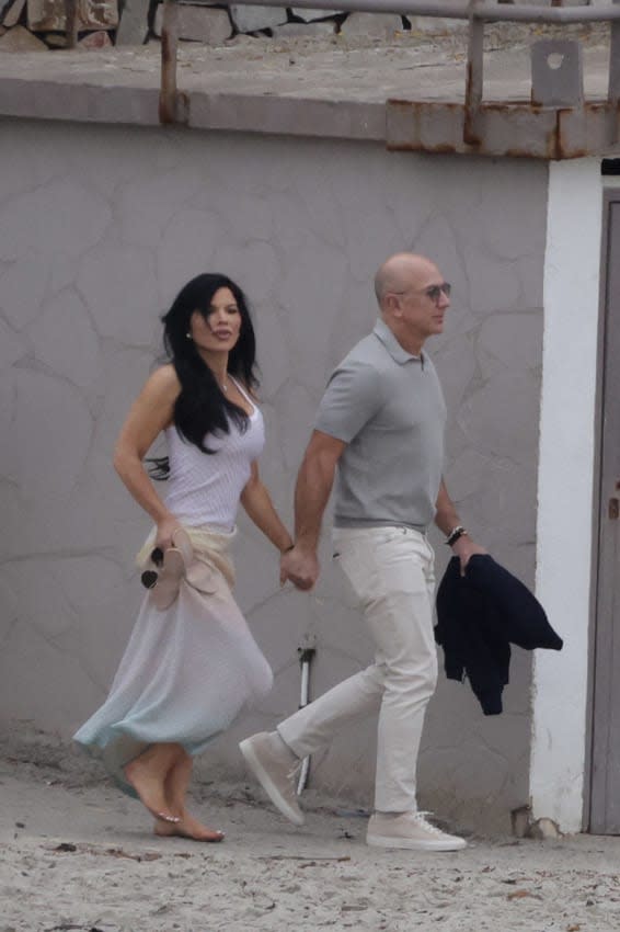 Jeff Bezos y Lauren Sánchez