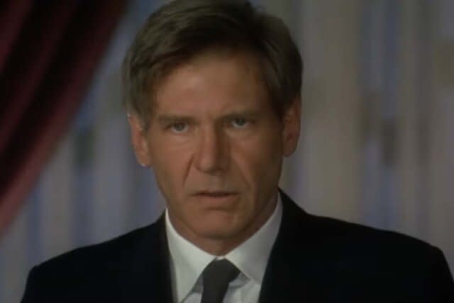 Harrison Ford as President James Marshall in Air Force One (1997)