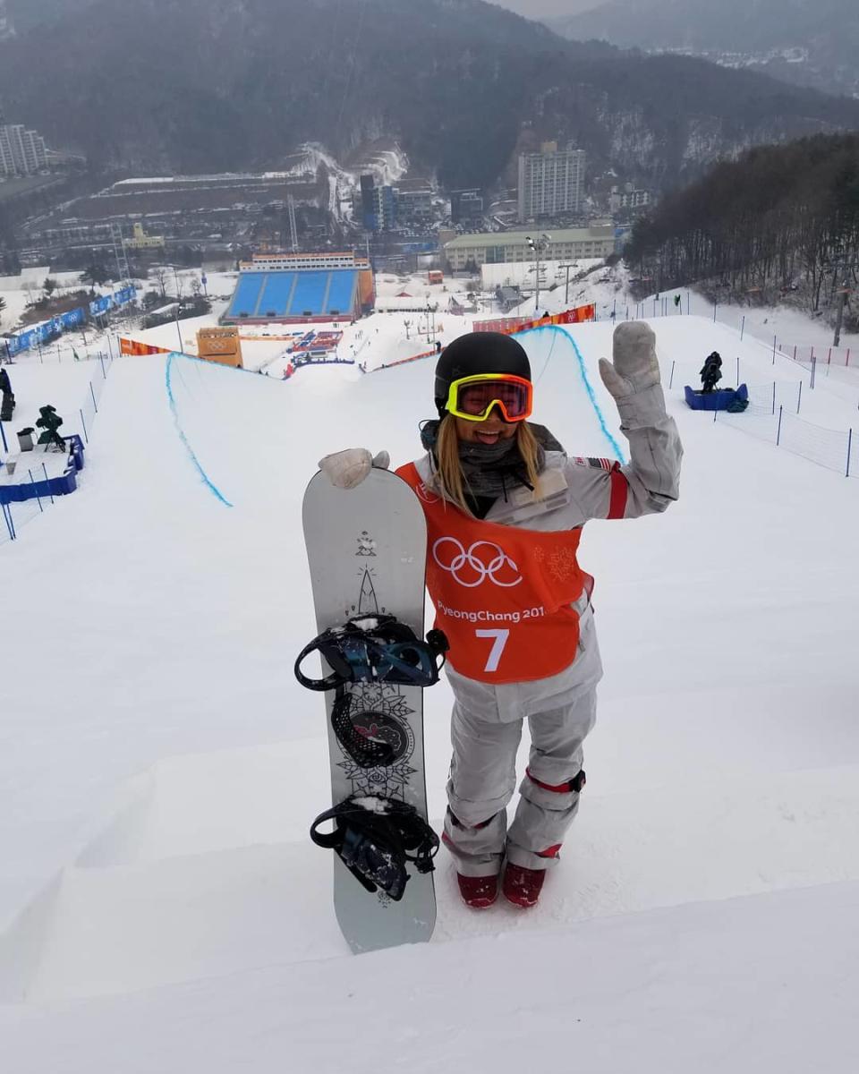 <p>Superstar snowboarder Chloe Kim has enjoys her practice on the hills to prepare for the halfpipe competition. (Instagram/@chloekimsnow) </p>