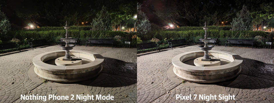 <p>Camera comparison between the Nothing Phone 2 and the Google Pixel 7.</p>
