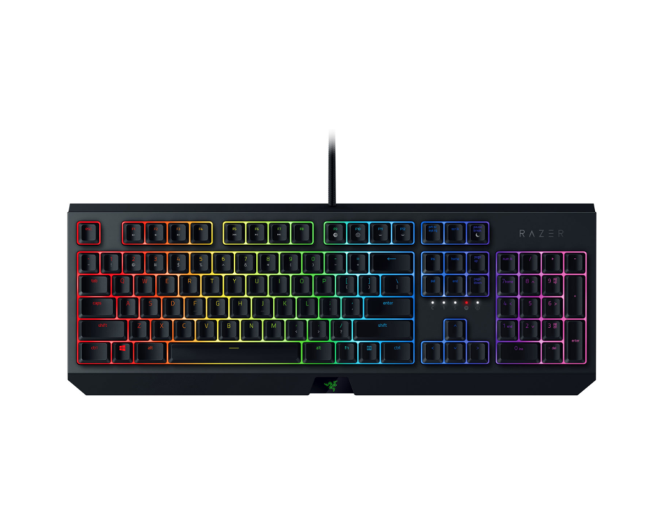 Razer BlackWidow Mechanical Green Switch Gaming Keyboard. Image via Best Buy.