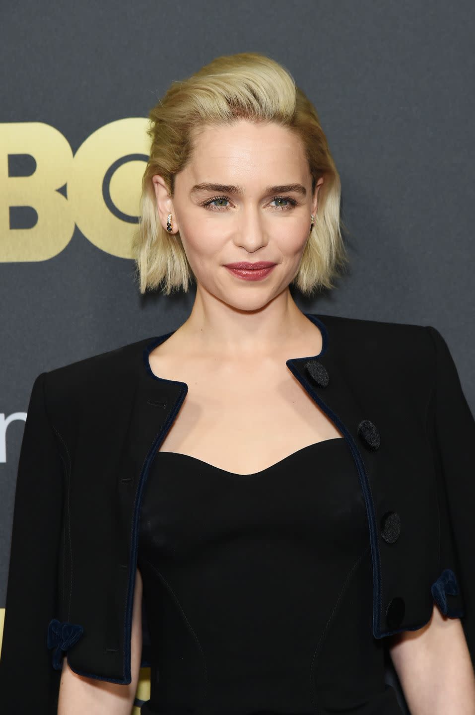 <p>The natural brunette dyed her hair platinum blonde when filming the final season of <em>Game of Thrones</em>. The actress's hair was so <a href="https://www.glamour.com/story/emilia-clarke-game-of-thrones-hair?verso=true" rel="nofollow noopener" target="_blank" data-ylk="slk:damaged after the series finished;elm:context_link;itc:0;sec:content-canvas" class="link ">damaged after the series finished</a> that she <a href="https://www.instagram.com/p/BZOViualnb7/?utm_source=ig_embed" rel="nofollow noopener" target="_blank" data-ylk="slk:chopped it off;elm:context_link;itc:0;sec:content-canvas" class="link ">chopped it off</a>.</p>