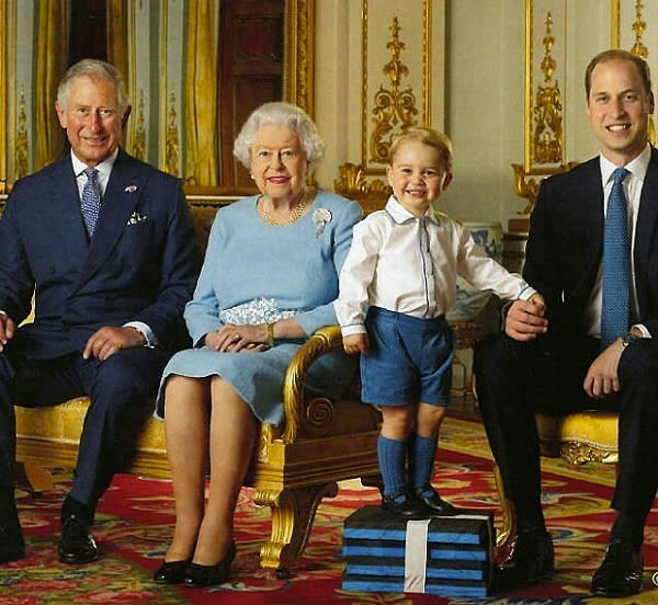 Vier Generationen der königlichen Familie