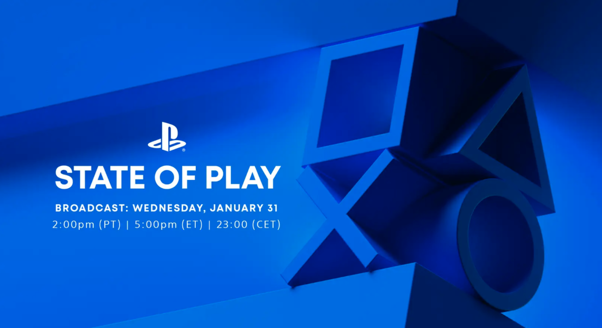 The first PlayStation State of Play of 2024 will stream this Wednesday