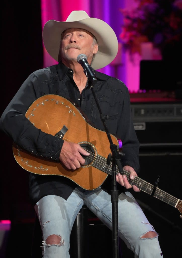 Alan Jackson performs onstage at the Coal Miner’s Daughter: A Celebration Of The Life & Music Of Loretta Lynn held at Grand Ole Opry on October 30, 2022 in Nashville, Tennessee.