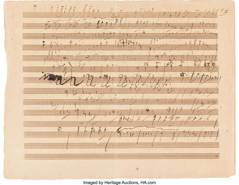 Items from Mozart to the Pope make up new auction by Heritage Auctions