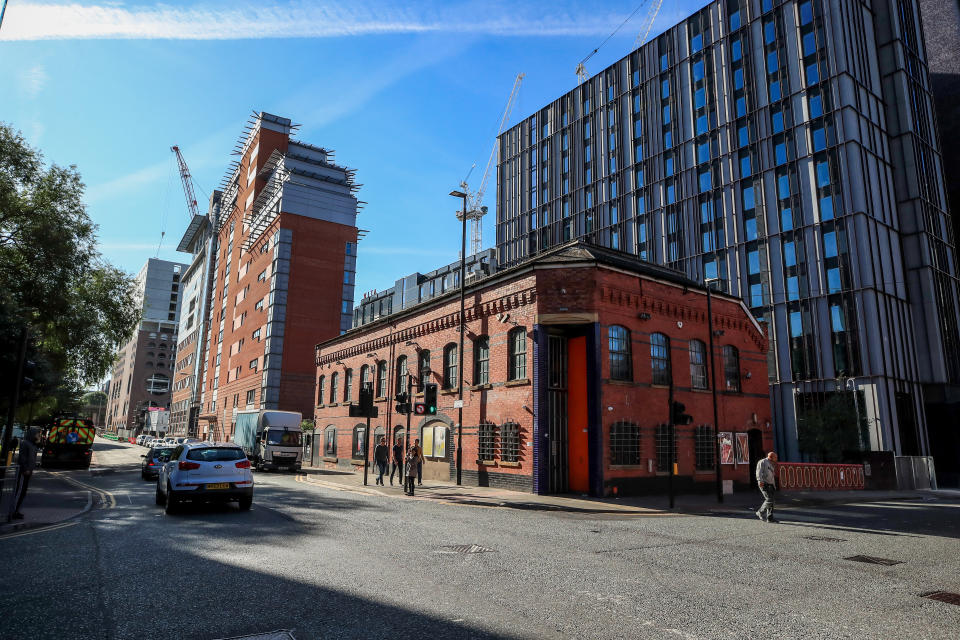 A general view of the apartment Montana House next to the night club The Factory in Manchester. Reynhard Sinaga, 36, has been jailed at Manchester Crown Court for life and must serve a minimum of 30 years after he was convicted of offences against 48 men. (Photo by Peter Byrne/PA Images via Getty Images)