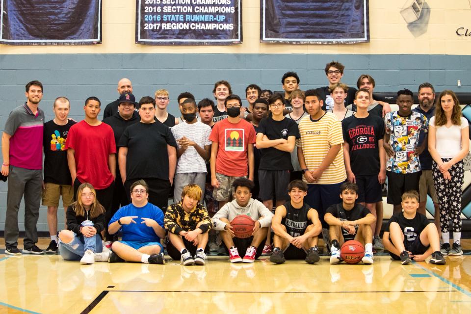 Jan 24, 2022; Goodyear, AZ;  Buckeye Union High School District Unified Basketball photographed in the Estrella Foothills High School gym.