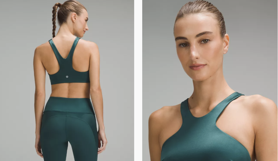 Shine Racerback Train Bra Medium Support. PHOTO: Lululemon