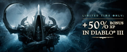 Diablo III bonus XP