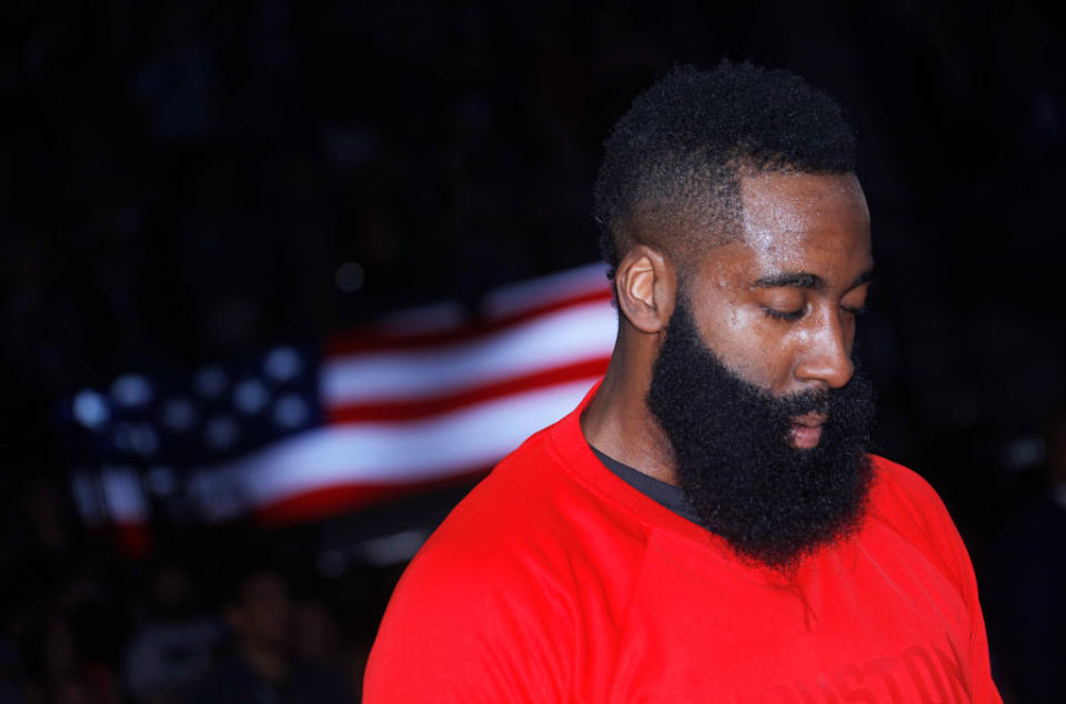 James Harden says he plans to be a Rocket for life. (Rocky Widner/NBAE/Getty Images)