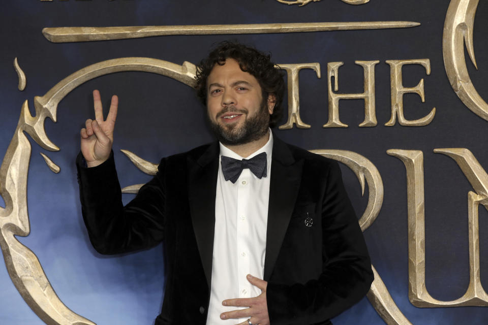 Actor Dan Fogler poses for photographers on arrival at the premiere of the film 'Fantastic Beasts: The Crimes of Grindelwald', in London, Tuesday, Nov. 13, 2018. (Photo by Grant Pollard/Invision/AP)