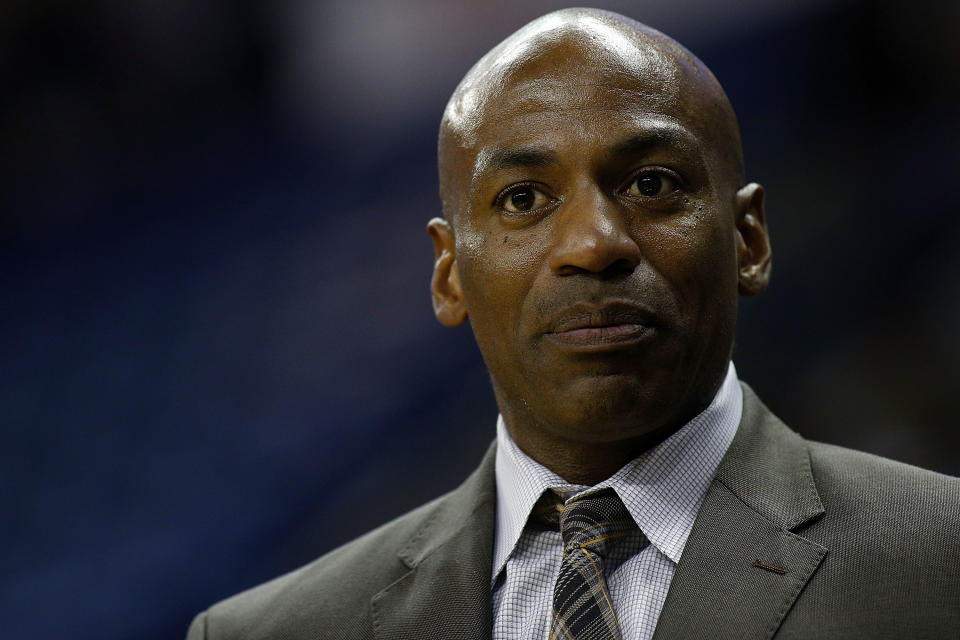 Dell Demps has already paid the price for the disaster that is the AD situation in New Orleans. (Getty)