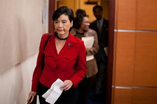 The House of Representatives unanimously passed a resolution on Monday decrying a law -- more than a century old -- that prevented Chinese people from immigrating to the United States. Rep. Judy Chu (D-CA), pictured in 2011, proposed the legislation and reached an agreement with the rival Republican Party to bring the resolution to a vote today